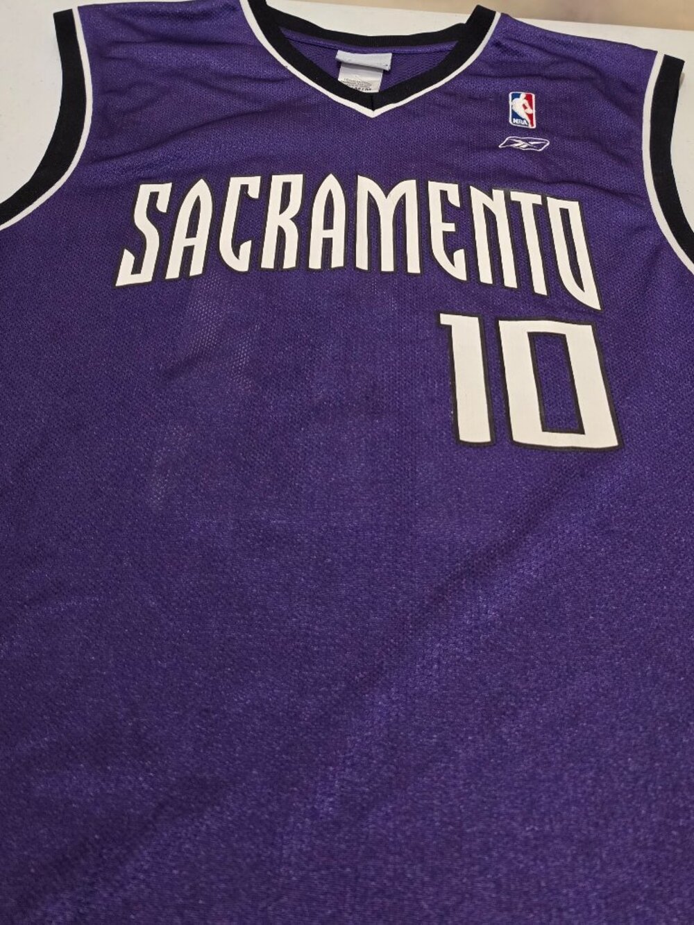 VINTAGE Reebok Sacramento Kings Mike Bibby Jersey Size 10